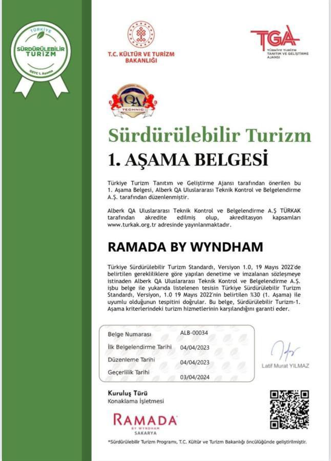 Ramada By Wyndham Sakarya Hotel Екстер'єр фото